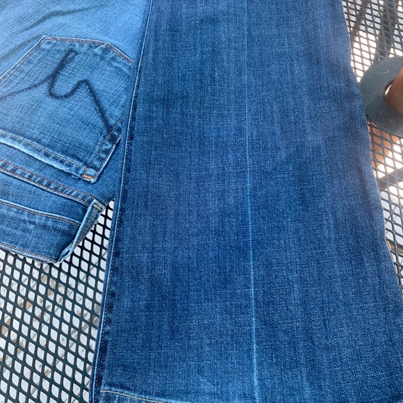 CITIZENS OF HUMANITY KELLY LOW RISE BOOT CUT. MID WASH 32 - 34 L ) JEANS - Picture 4 of 12